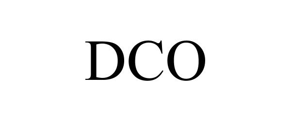 Trademark Logo DCO