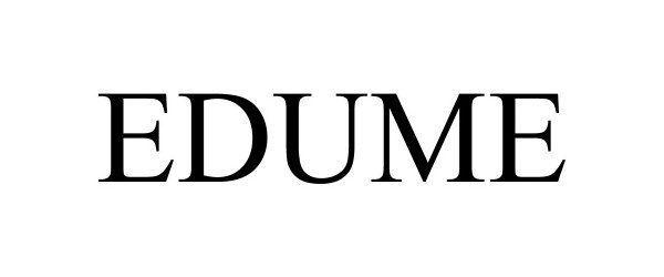 Trademark Logo EDUME