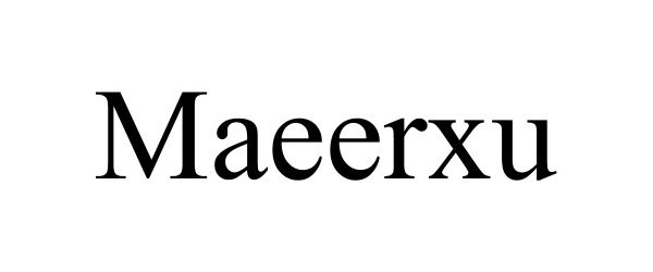 Trademark Logo MAEERXU