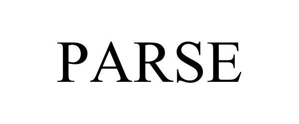 Trademark Logo PARSE