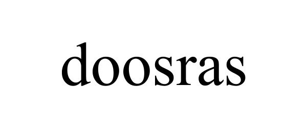Trademark Logo DOOSRAS