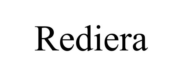 Trademark Logo REDIERA