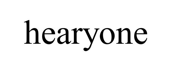 Trademark Logo HEARYONE