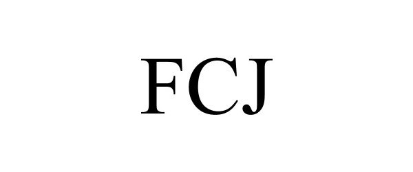 Trademark Logo FCJ
