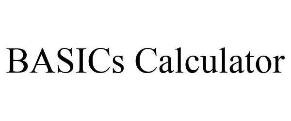  BASICS CALCULATOR