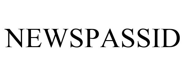 Trademark Logo NEWSPASSID
