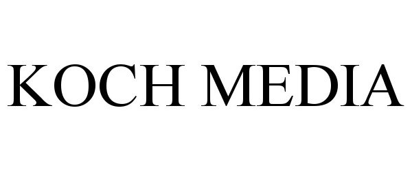 Trademark Logo KOCH MEDIA