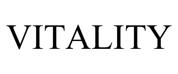 Trademark Logo VITALITY