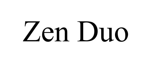 Trademark Logo ZEN DUO
