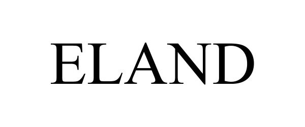 Trademark Logo ELAND