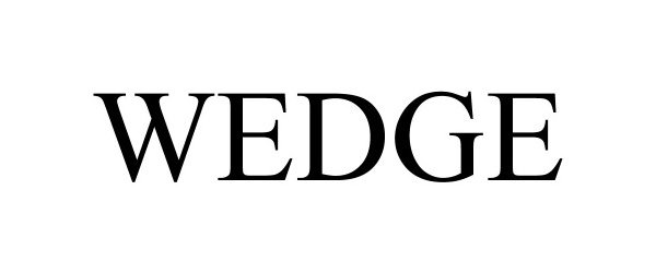 Trademark Logo WEDGE