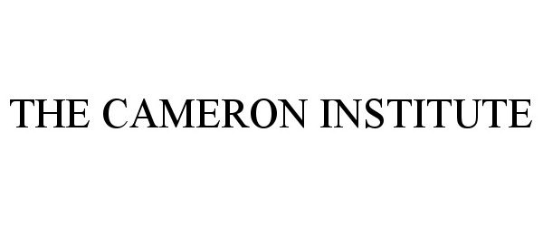 Trademark Logo THE CAMERON INSTITUTE