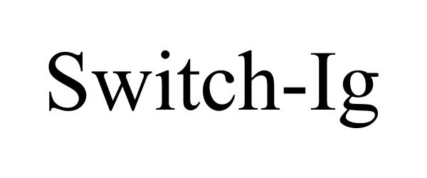 Trademark Logo SWITCH-IG