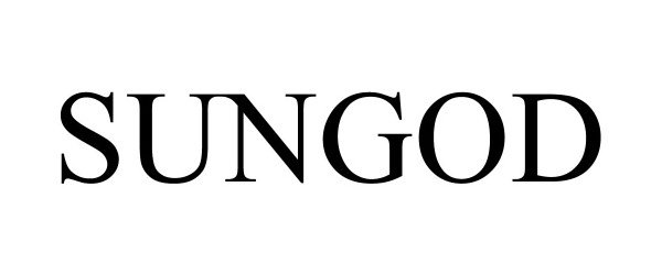 Trademark Logo SUNGOD