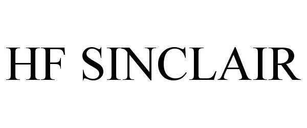 Trademark Logo HF SINCLAIR