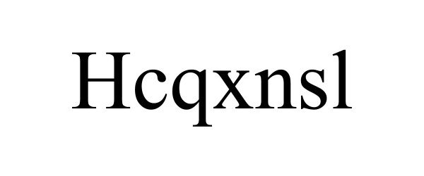 Trademark Logo HCQXNSL