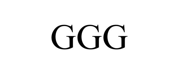 Trademark Logo GGG