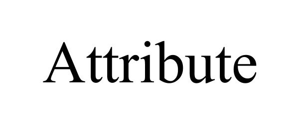 Trademark Logo ATTRIBUTE