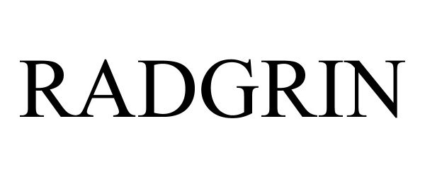 Trademark Logo RADGRIN