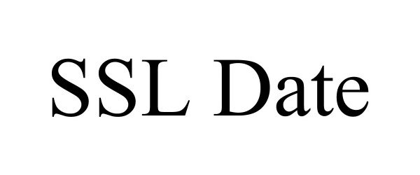 Trademark Logo SSL DATE