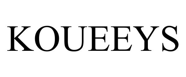 Trademark Logo KOUEEYS
