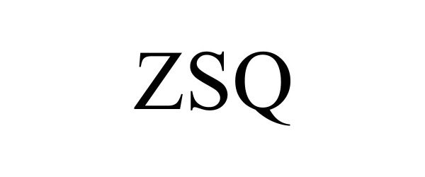 Trademark Logo ZSQ