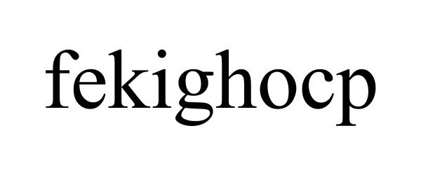 Trademark Logo FEKIGHOCP