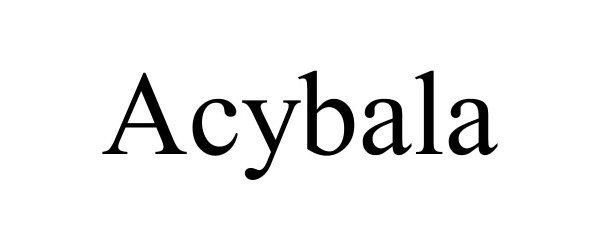 Trademark Logo ACYBALA