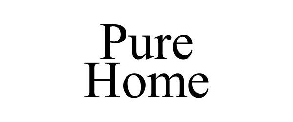 Trademark Logo PURE HOME