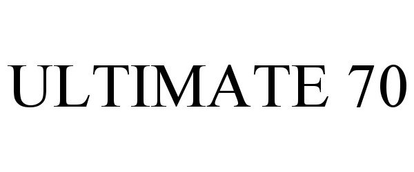 Trademark Logo ULTIMATE 70