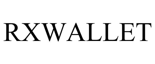 Trademark Logo RXWALLET