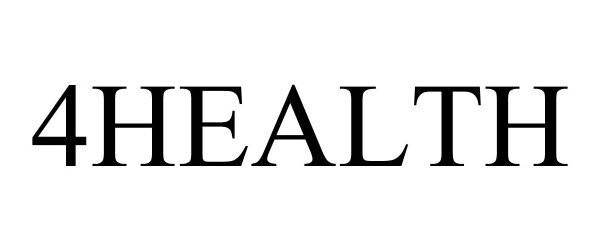 Trademark Logo 4HEALTH