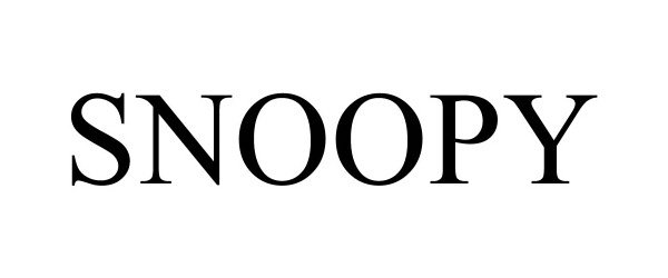 Trademark Logo SNOOPY