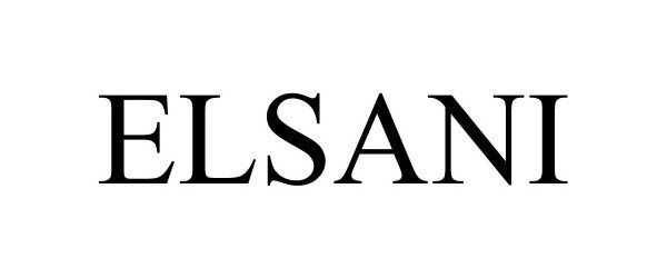 Trademark Logo ELSANI