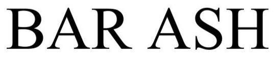 Trademark Logo BAR ASH