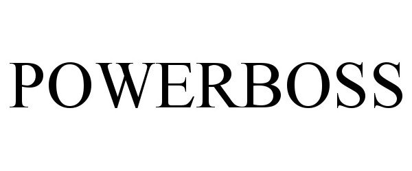 Trademark Logo POWERBOSS