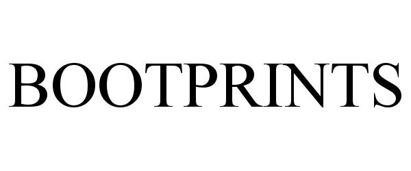 Trademark Logo BOOTPRINTS