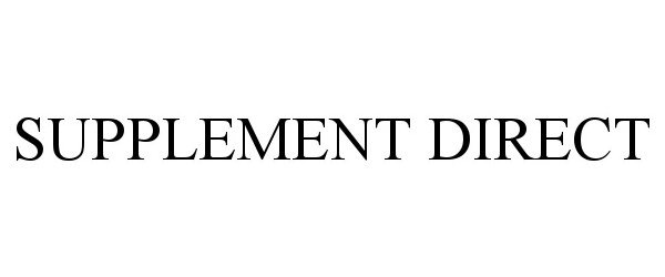 Trademark Logo SUPPLEMENT DIRECT