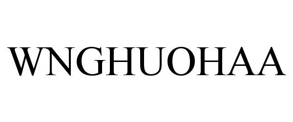 Trademark Logo WNGHUOHAA