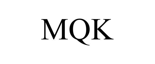 Trademark Logo MQK
