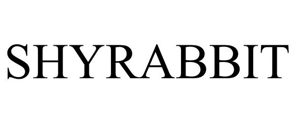 Trademark Logo SHYRABBIT