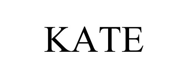 Trademark Logo KATE