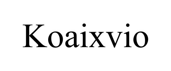 Trademark Logo KOAIXVIO
