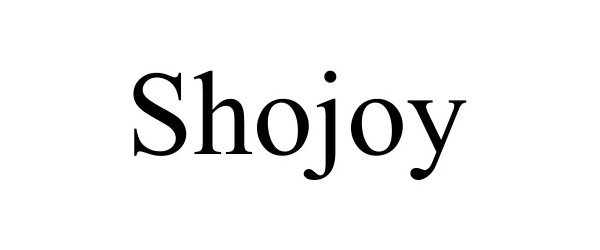 Trademark Logo SHOJOY