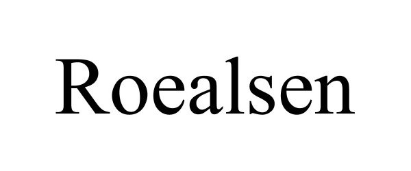 Trademark Logo ROEALSEN