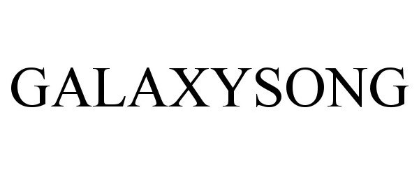 Trademark Logo GALAXYSONG