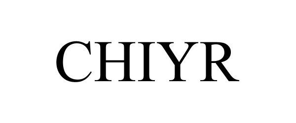 Trademark Logo CHIYR