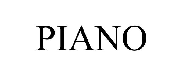 Trademark Logo PIANO