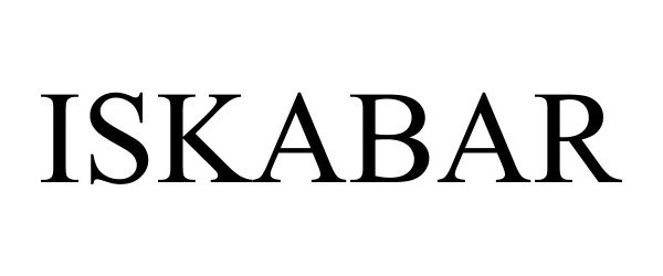 Trademark Logo ISKABAR