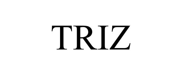 Trademark Logo TRIZ